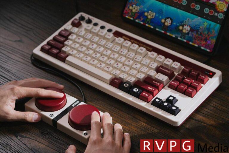 8BitDo's retro Nintendo-style mechanical keyboard hits a new low of $70 on Woot