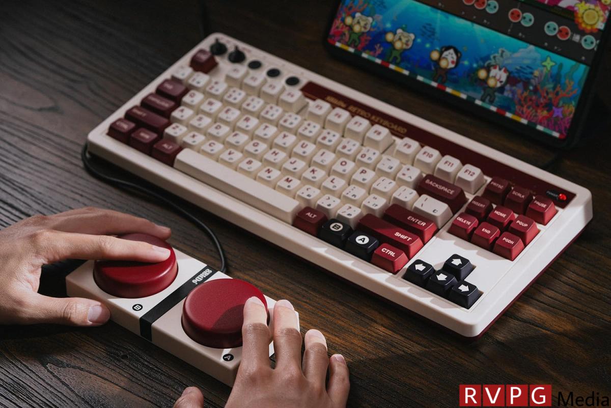 8BitDo's retro Nintendo-style mechanical keyboard hits a new low of $70 on Woot