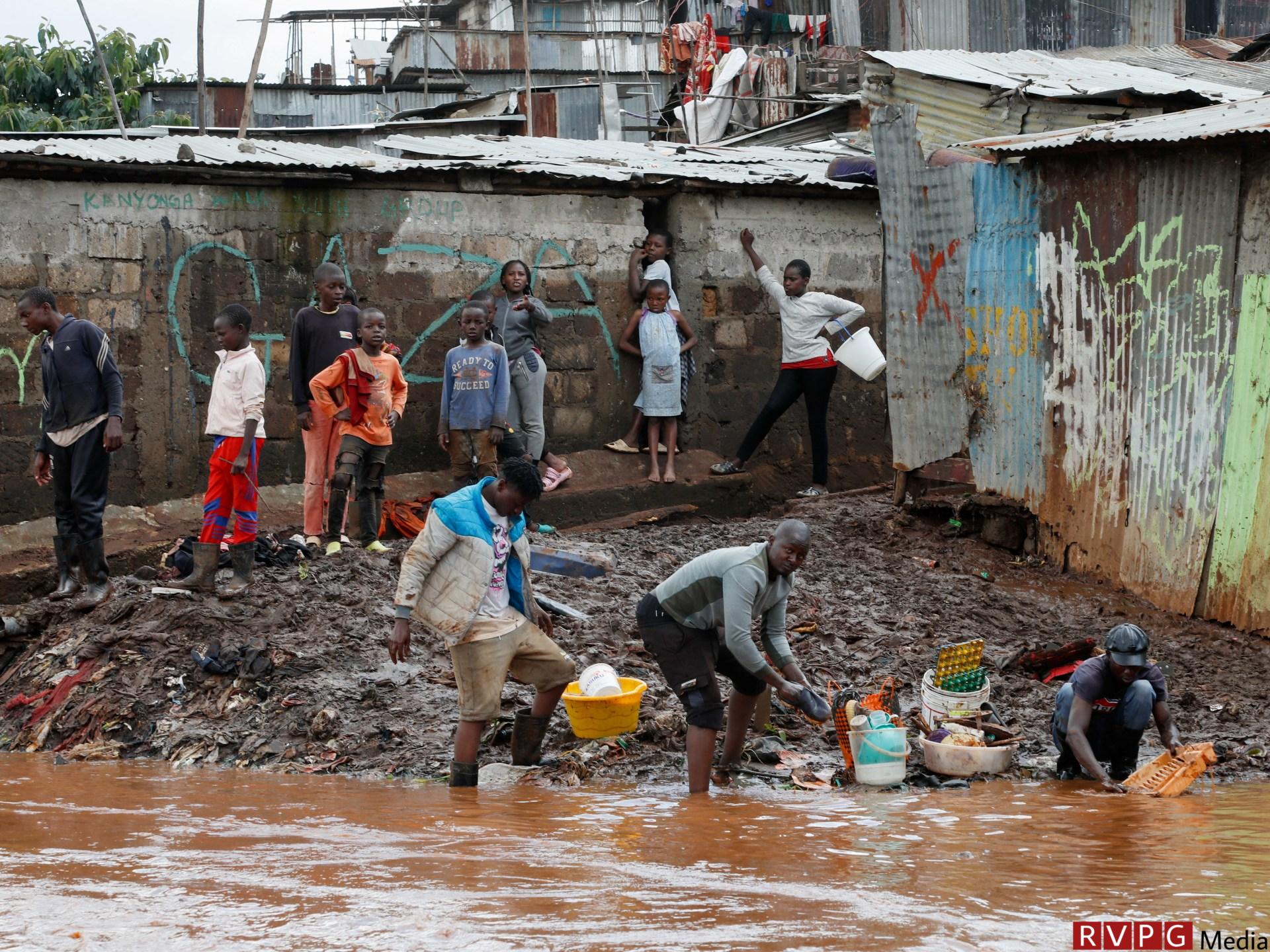 A dam burst in Kenya puts the death toll in floods at over 120