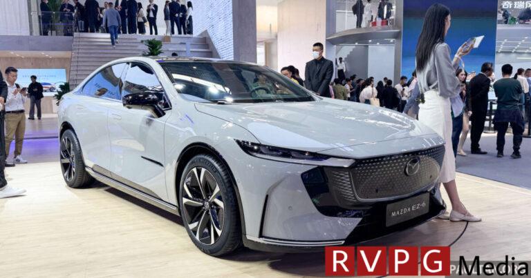 Beijing 2024: Mazda EZ-6 debuts as EV replacement for Mazda 6 in China – also offered as a PHEV