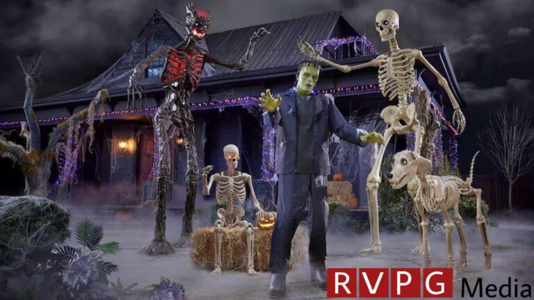 Believe it or not, Home Depot's 12-foot Halloween Skeleton is already on sale - Autoblog