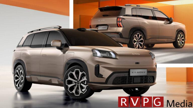 Does the new Aion V electric SUV remind you of a T-Rex?  GAC believes so