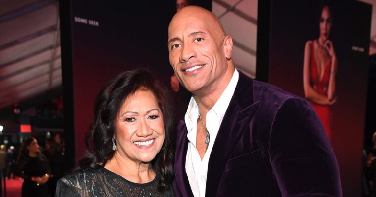 Dwayne Johnson thanks his mother for inspiring him to change his life
