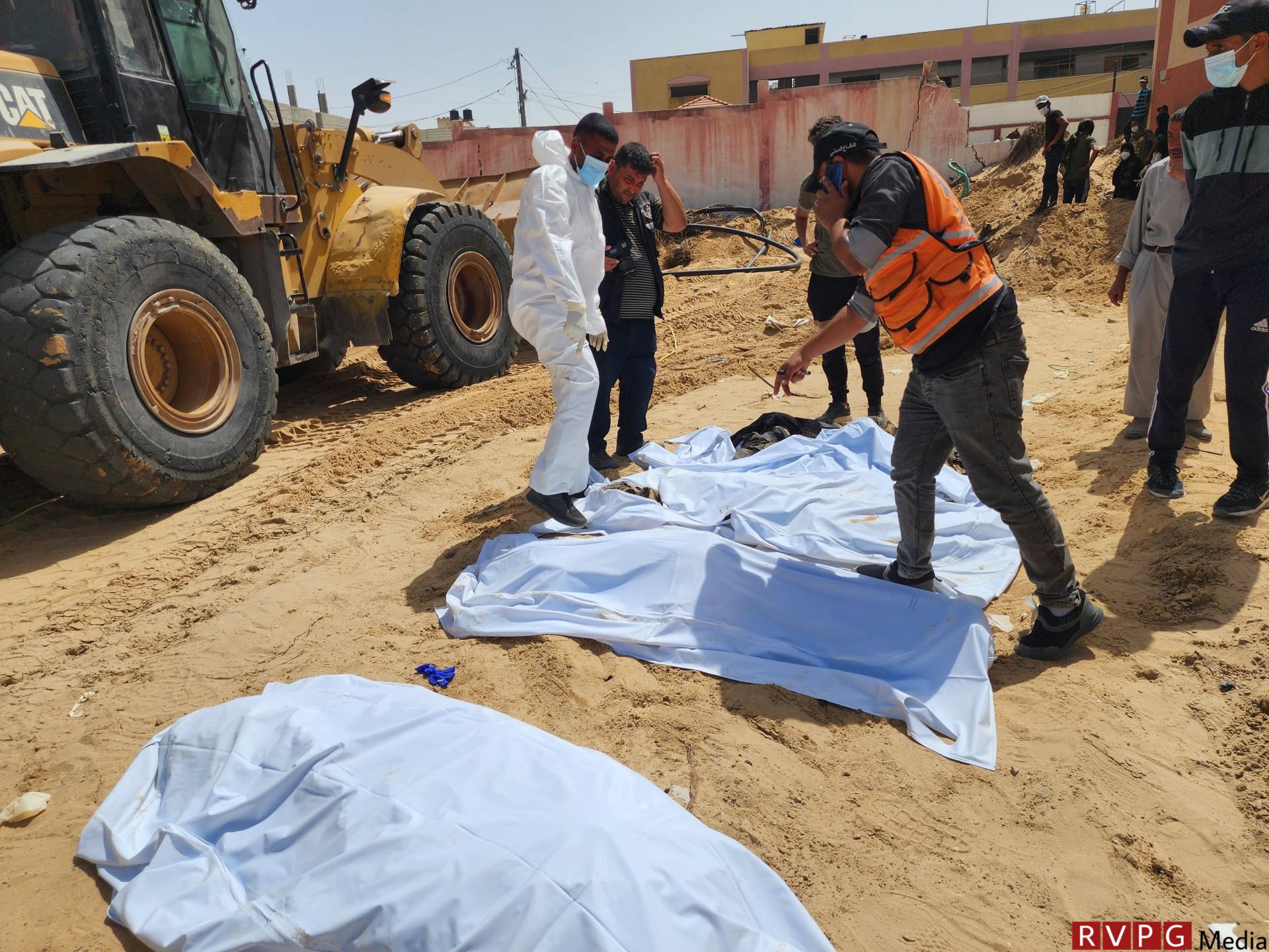 Evidence of torture as nearly 400 bodies found in mass graves in Gaza