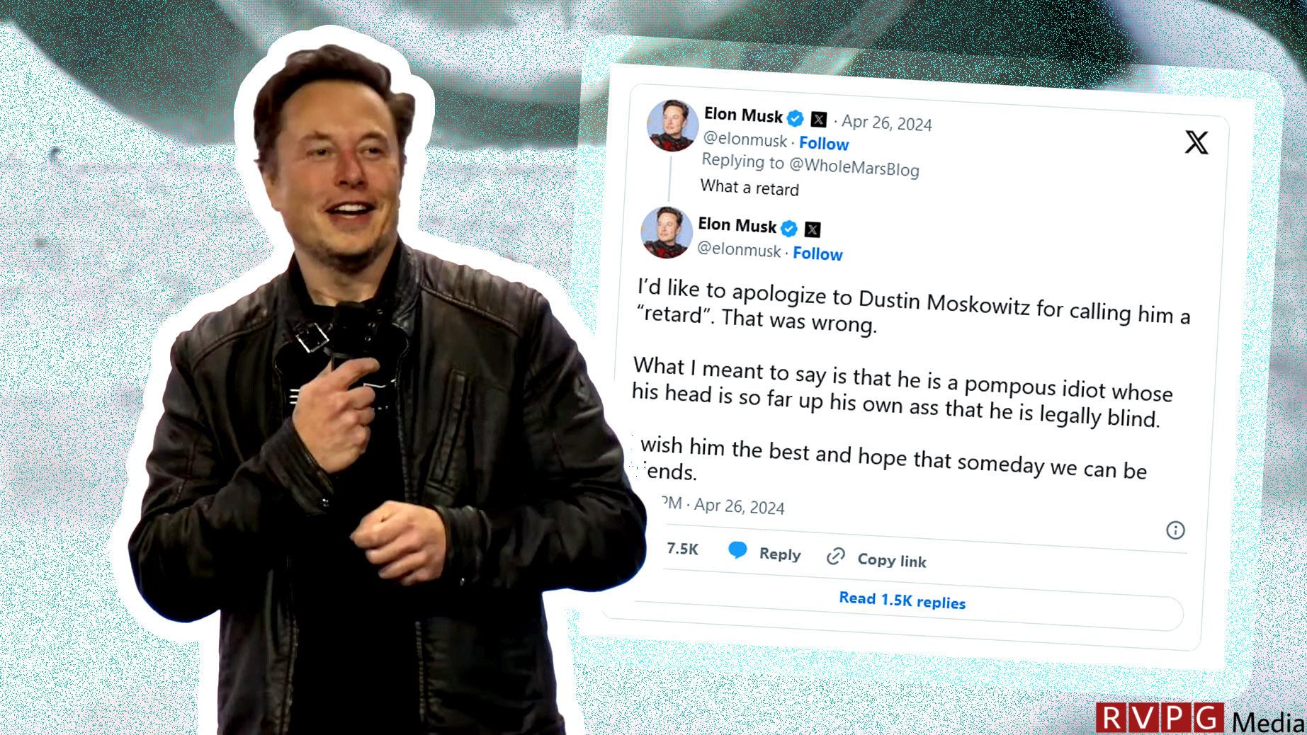 Facebook Cofounder Calls Tesla ‘Enron Now’, Musk Lashes Out With Slur