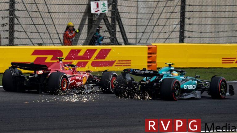 Fernando Alonso: Aston Martin appeals penalty for Carlos Sainz collision in Chinese GP sprint