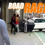 Ford Taurus chases pedestrians onto the pavement during wild rampage in NYC