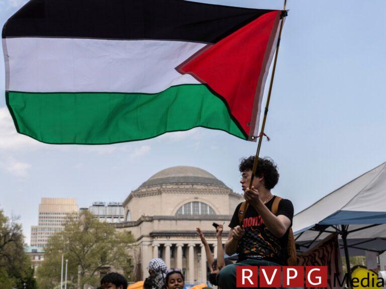 Gaza protesters occupy the Columbia building as conflict at the university escalates