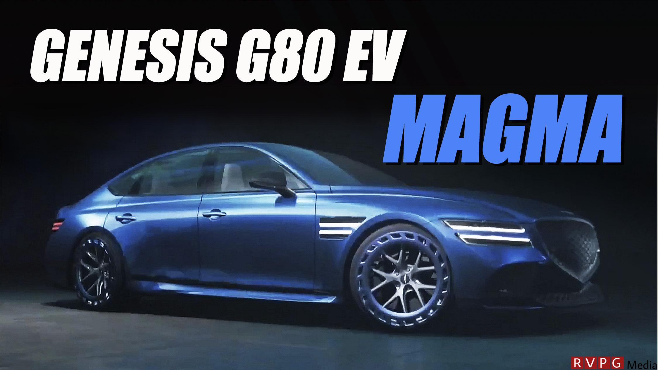 Genesis G80 EV Magma Concept Debuts In China Previewing An Electric Performance Sedan
