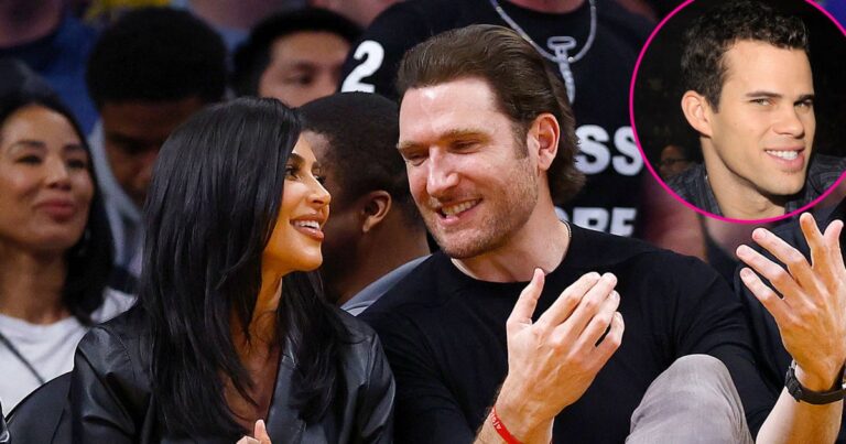 Kim Kardashian reunites with ex Kris Humphries' boyfriend Pete at the NBA game