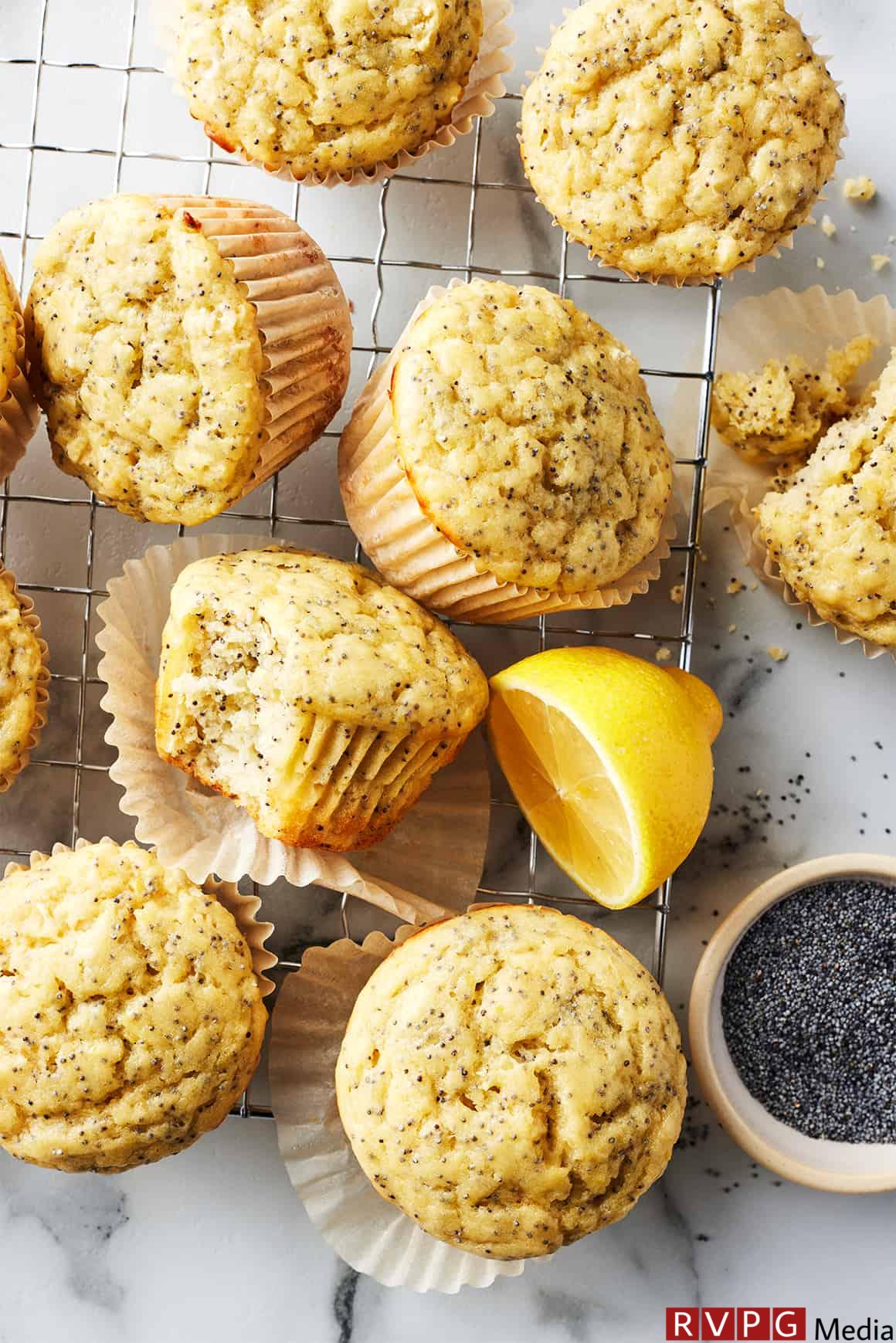Lemon poppy seed muffins – love and lemons