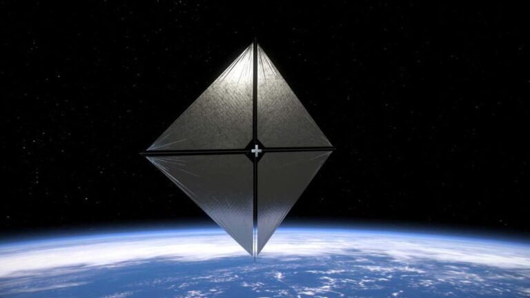 NASA launches a solar sail to test sunlight-powered space travel