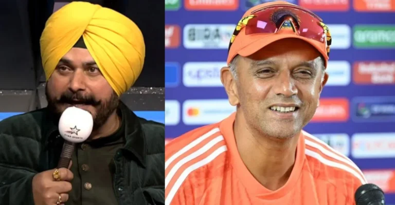 Navjot Singh Sidhu gives success mantra to Rahul Dravid ahead of T20 World Cup