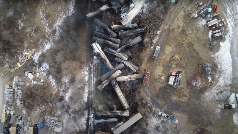 Norfolk Southern to pay $600 million settlement over train derailment in eastern Ohio - Autoblog