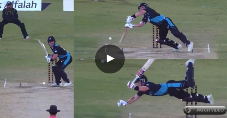 PAK against New Zealand [WATCH]: Tim Seifert attempts a daring full-range shot against Mohammad Amir in the 5th T20I