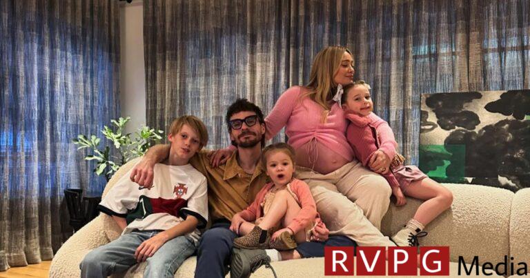 Pregnant Hilary Duff shares photos of her family before the birth