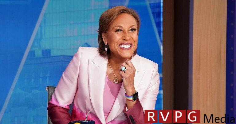 Robin Roberts returns to “GMA” after day off with broken wrist