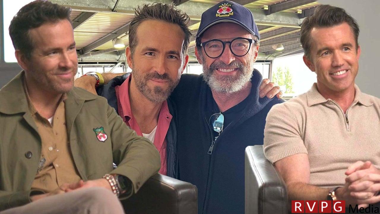 Ryan Reynolds jokes Hugh Jackman is jealous of Rob McElhenney bromance