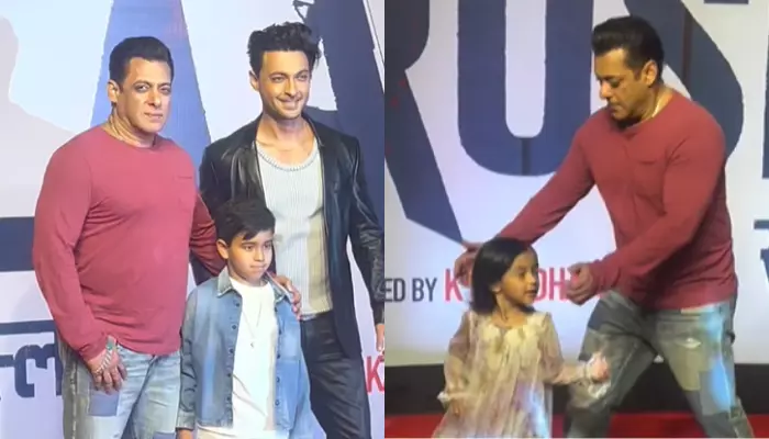 Salman Khan Shares Adorable Moments With His Nephew-Niece, Ahil-Ayat At Aayush