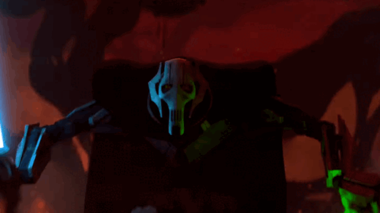 The first clip from Tales of the Empire restores some menace to General Grievous