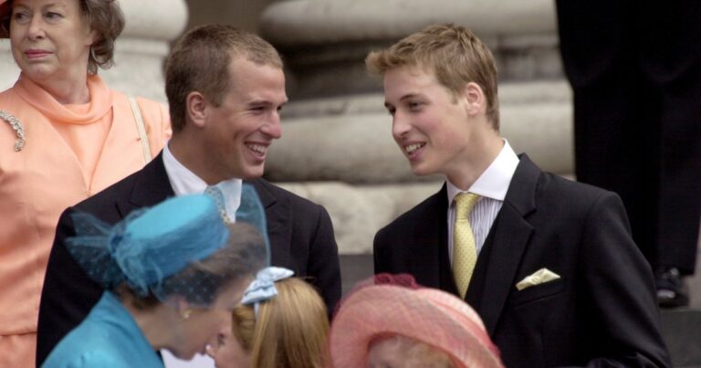 The relationship between Prince William and cousin Peter Phillips over the years