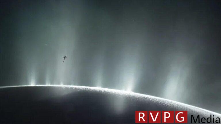 “Tiger stripes” on Enceladus are associated with the moon’s spectacular geysers