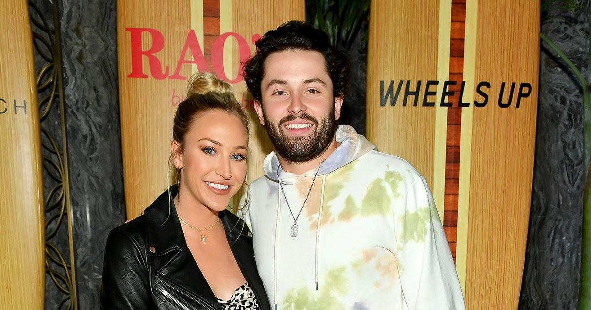 Timeline of the relationship between Baker Mayfield and his wife Emily Wilkinson