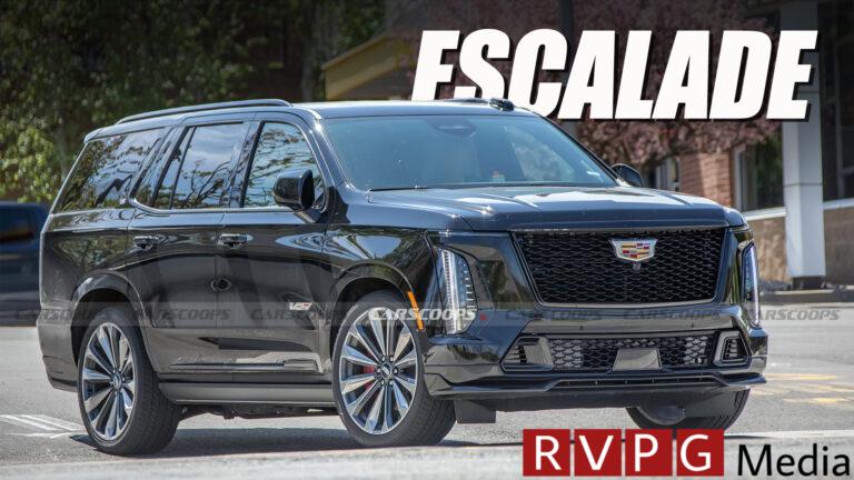 2025 Cadillac Escalade V Snapped Completely Undisguised At McDonald’s Lunch Stop