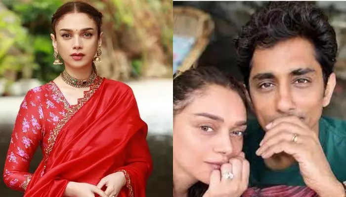Aditi Rao Hydari Shares Her Engagement With Siddharth Took Place In Her Family