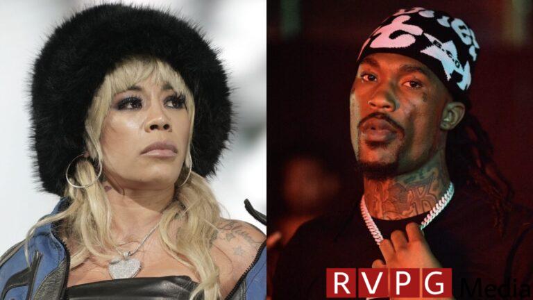 Angry!  Keyshia Cole appears to be deactivating social media after THIS rapper shared cozy photos with Hunxho