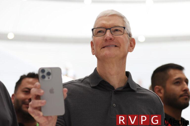 Apple boss Tim Cook brags about future AI plans after declining profits