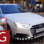 Audi driver fined for not wearing helmet