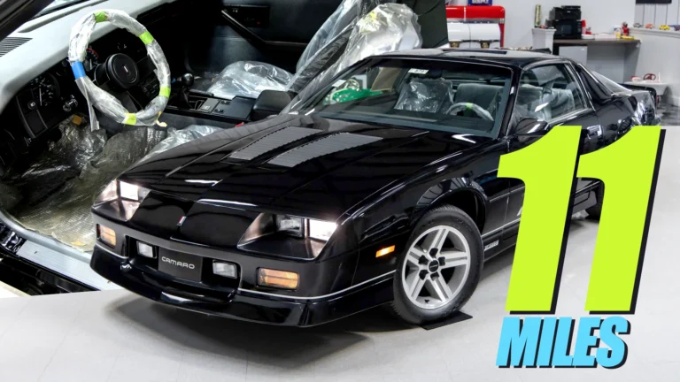 Brand New 1985 Chevy Camaro IROC-Z Discovered In Trailer For Sale