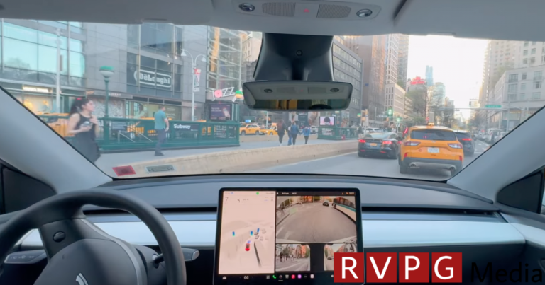Check out Tesla's controversial "Full Self-Driving" take on New York traffic