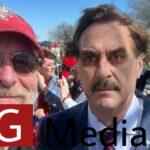Creepy photo of Mike Lindell at a Trump rally is completely fake