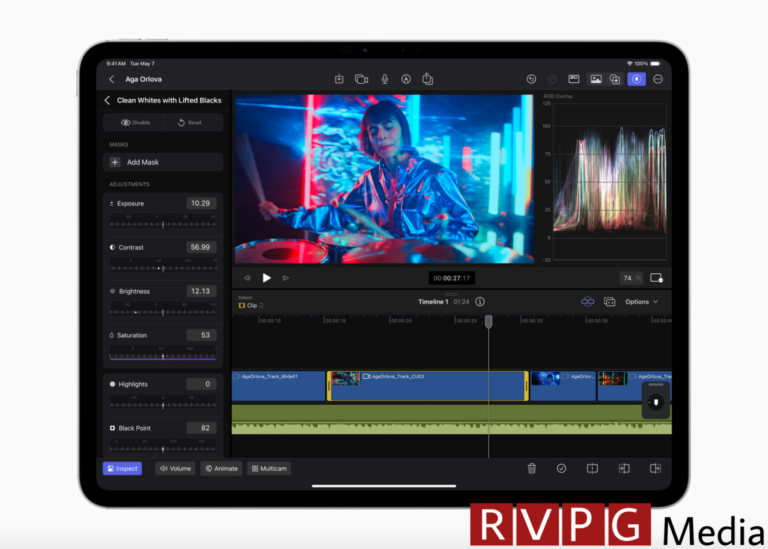 Final Cut Pro for iPad gains support for external drives and live multicam recording