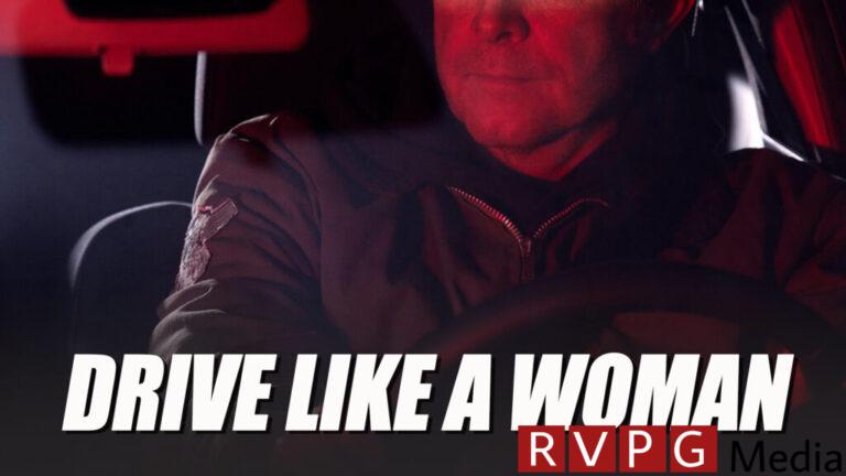 French campaign urges men to 'drive like a woman' for safer roads.
