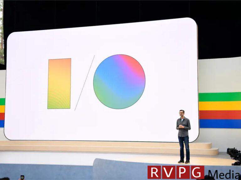 Sundar Pichai on stage at Google I/O 2024: An I/O for a new generation