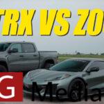 Hennessey sends off Ram TRX with 1,200 hp Mammoth and Z06 Drag Race