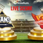 IPL Live Score: IPL 2024 Match 66 SRH vs GT Live Cricket Score Ball by Ball, Commentary, Scorecard and Results