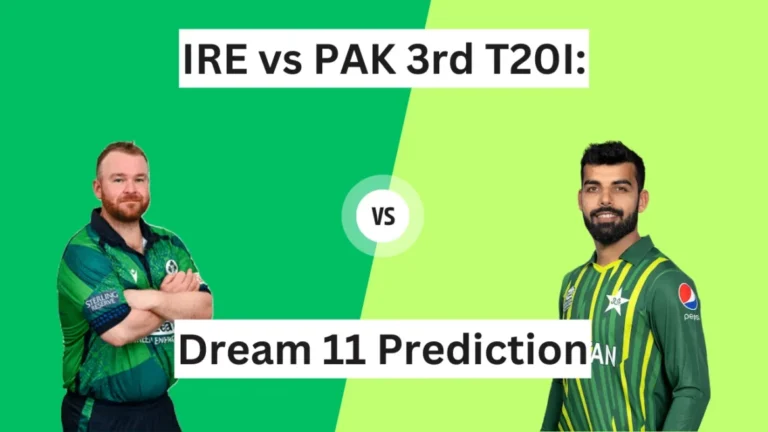 IRE vs PAK 2024, 3rd T20I: Match Prediction, Dream11 Team, Fantasy Tips & Pitch Report