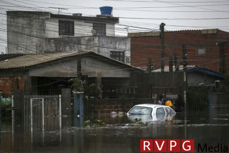 View of a flooded street in Porto Alegre, Brazil on May 3, 2024 (Anselmo Cunha)