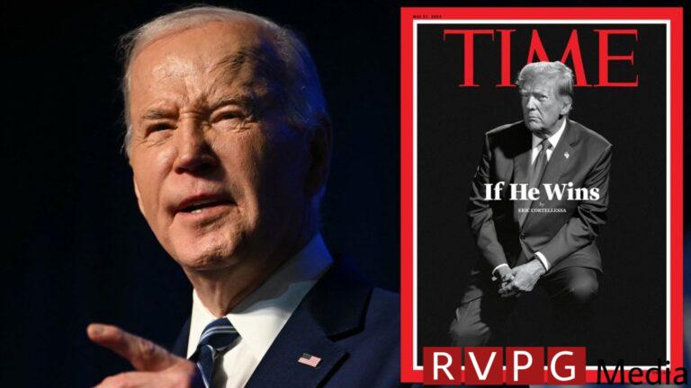 'It's a must read': Biden pushes to look at Trump's second term plans revealed in dystopian Time magazine's Q&A