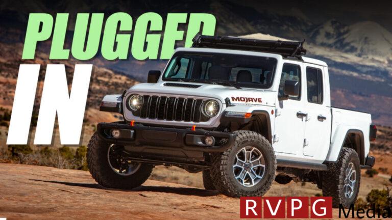Jeep confirms plug-in hybrid Gladiator 4xe for next year