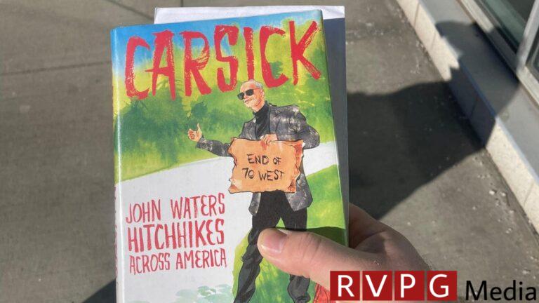John Waters describes the American Highway as a strange and wonderful place in his hitchhiking memoir "Carsick."