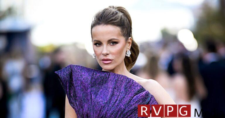 Kate Beckinsale dresses up as an old man in response to online trolls