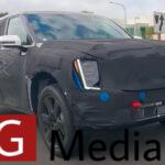 Kia's electric pickup truck looks very similar to an EV9 with a bed