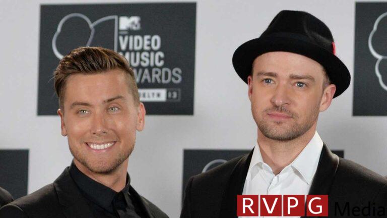 "Lance Bass stars in Justin Timberlake's 'It's Gonna Be May' meme."