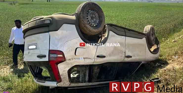 Mahindra Scorpio-N rolled to the right
