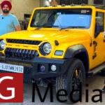 Mahindra Thar Yellow Black Modified